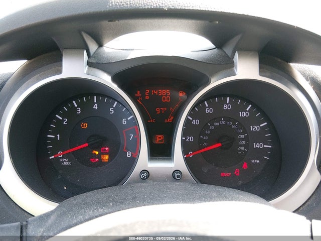 2011 Nissan Juke Sl მანქანა იყიდება აუქციონზე, vin: JN8AF5MR6BT017822, აუქციონის ნომერი: 46020735