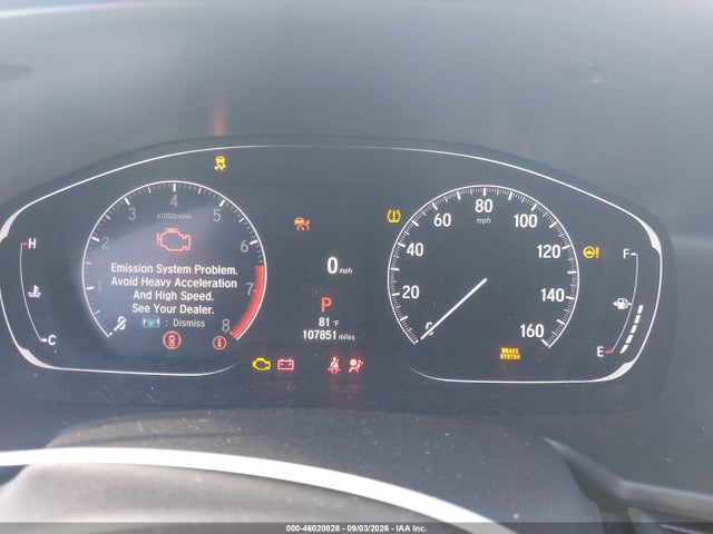 2021 Honda Accord Sport მანქანა იყიდება აუქციონზე, vin: 1HGCV1F39MA041038, აუქციონის ნომერი: 46020828