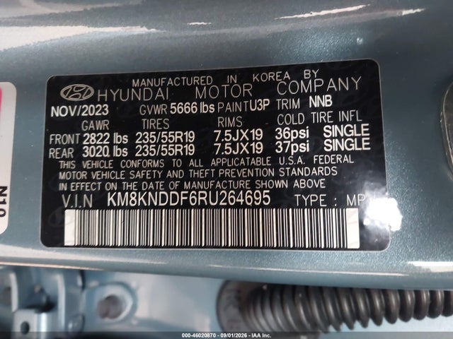 Hyundai Ioniq 5 Sel 2024 KM8KNDDF6RU264695 Image 9