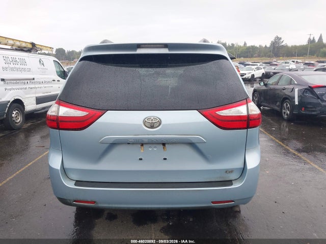 Продажа на аукционе авто 2015 Toyota Sienna Le 8 Passenger, vin: 5TDKK3DC5FS593532, номер лота: 46020892