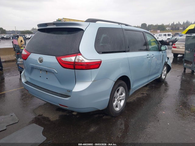 Продажа на аукционе авто 2015 Toyota Sienna Le 8 Passenger, vin: 5TDKK3DC5FS593532, номер лота: 46020892