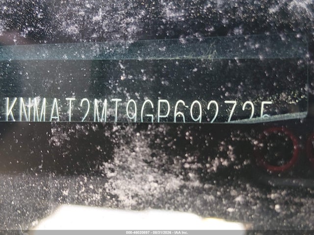 Nissan Rogue S/sl/sv 2016 KNMAT2MT9GP692725 Image 16