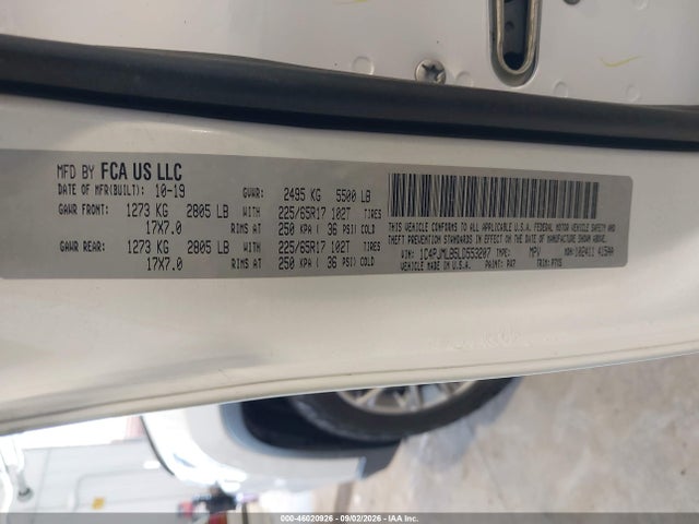 1C4PJMLB5LD553207 Jeep Cherokee Latitude Plus 4x4