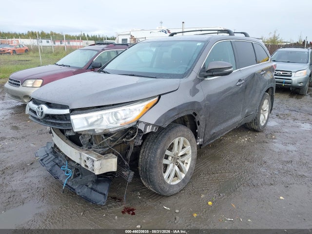 Toyota Highlander Le V6 2016 5TDBKRFH3GS351299 Image 2