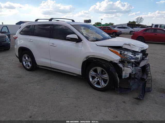 46020990 :رقم المزاد ، 5TDYKRFH0GS134612 vin ، 2016 Toyota Highlander Limited Platinum V6 مزاد بيع