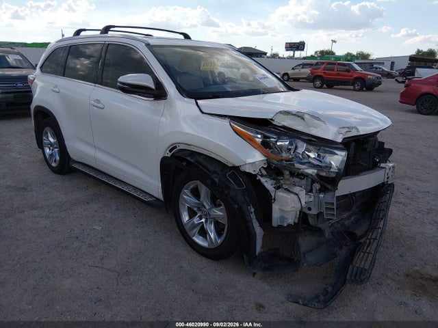 Продажа на аукционе авто 2016 Toyota Highlander Limited Platinum V6, vin: 5TDYKRFH0GS134612, номер лота: 46020990