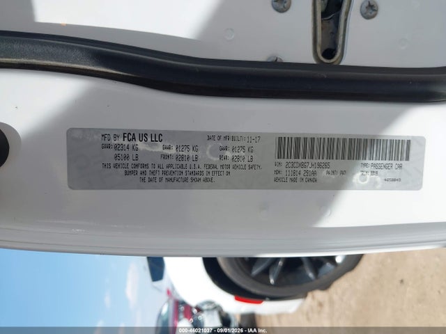 Aukcja sprzedaży 2018 Dodge Charger Sxt Rwd, vin: 2C3CDXBG7JH196265, numer aukcji: 46021037