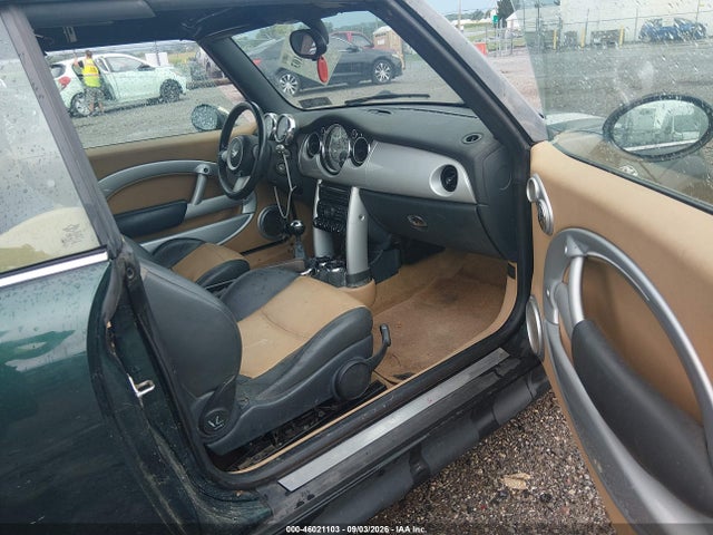 Продажа на аукционе авто 2005 Mini Cooper S, vin: WMWRH33435TF80723, номер лота: 46021103