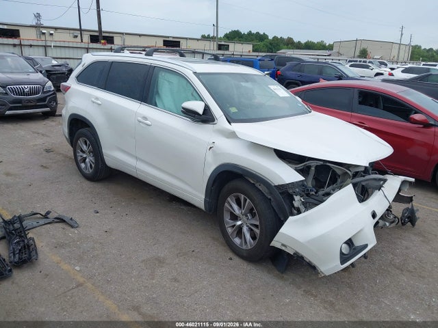 2014 Toyota Highlander Xle V6 მანქანა იყიდება აუქციონზე, vin: 5TDKKRFH4ES037299, აუქციონის ნომერი: 46021115