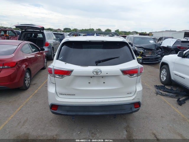 2014 Toyota Highlander Xle V6 მანქანა იყიდება აუქციონზე, vin: 5TDKKRFH4ES037299, აუქციონის ნომერი: 46021115