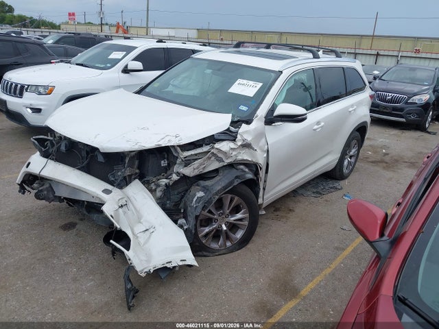 2014 Toyota Highlander Xle V6 მანქანა იყიდება აუქციონზე, vin: 5TDKKRFH4ES037299, აუქციონის ნომერი: 46021115