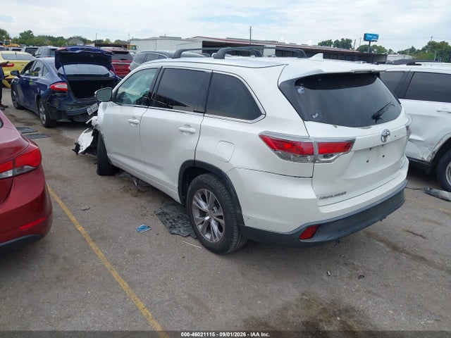 2014 Toyota Highlander Xle V6 მანქანა იყიდება აუქციონზე, vin: 5TDKKRFH4ES037299, აუქციონის ნომერი: 46021115