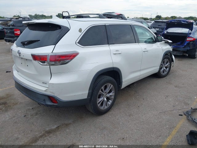 2014 Toyota Highlander Xle V6 მანქანა იყიდება აუქციონზე, vin: 5TDKKRFH4ES037299, აუქციონის ნომერი: 46021115