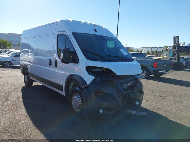 2026 Ram Promaster 2500 Tradesman High Roof 159 Wb W/pass Seat მანქანა იყიდება აუქციონზე, vin: 3C6LRVDG4TE160537, აუქციონის ნომერი: 46021188