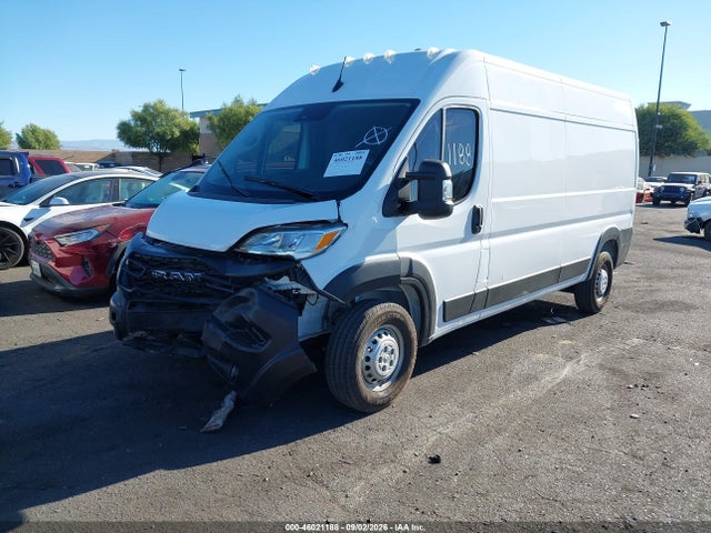 2026 Ram Promaster 2500 Tradesman High Roof 159 Wb W/pass Seat მანქანა იყიდება აუქციონზე, vin: 3C6LRVDG4TE160537, აუქციონის ნომერი: 46021188