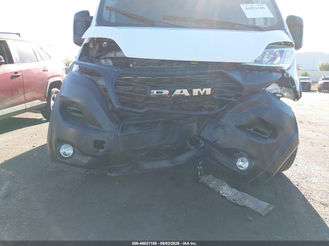 2026 Ram Promaster 2500 Tradesman High Roof 159 Wb W/pass Seat მანქანა იყიდება აუქციონზე, vin: 3C6LRVDG4TE160537, აუქციონის ნომერი: 46021188
