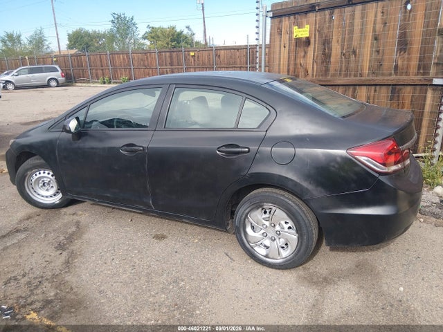2014 Honda Civic Lx მანქანა იყიდება აუქციონზე, vin: 2HGFB2F58EH554863, აუქციონის ნომერი: 46021221