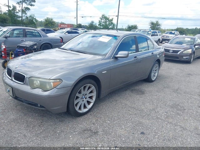 Продажа на аукционе авто 2002 Bmw 745i, vin: WBAGL63442DP55300, номер лота: 46021374