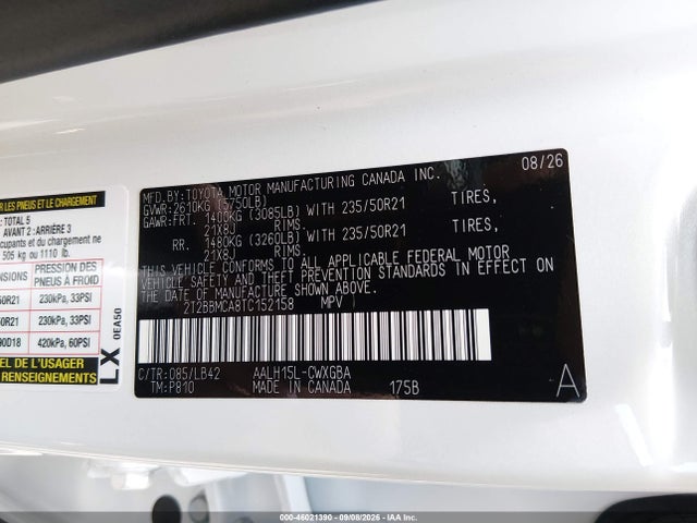 2T2BBMCA8TC152158 Lexus Rx 350h Premium+