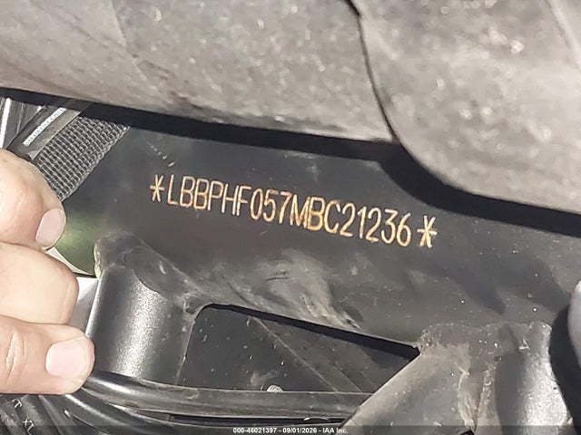 2021 Benelli Trk502 მანქანა იყიდება აუქციონზე, vin: LBBPHF057MBC21236, აუქციონის ნომერი: 46021397