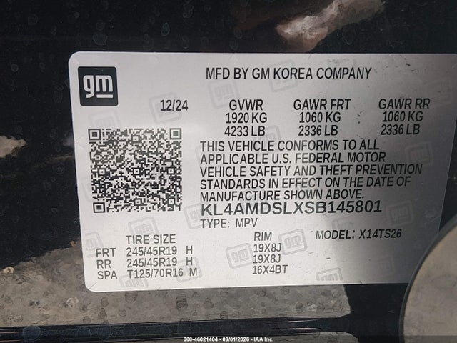 Продаж на аукціоні авто 2025 Buick Encore Gx Sport Touring Fwd, vin: KL4AMDSLXSB145801, номер лоту: 46021404
