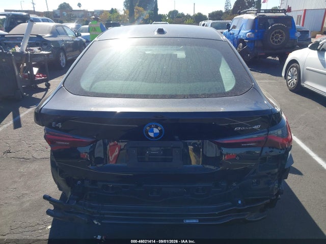 Продажа на аукционе авто 2025 Bmw I4 Gran Coupe Edrive40, vin: WBY23HD02SFU97026, номер лота: 46021414