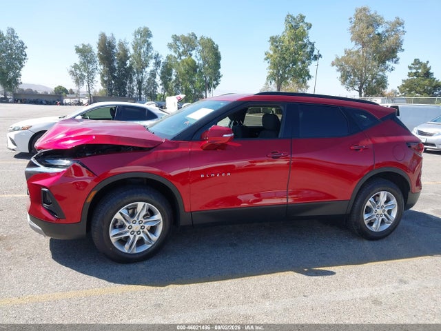 46021486 :رقم المزاد ، 3GNKBCR48NS156532 vin ، 2022 Chevrolet Blazer Fwd 2lt مزاد بيع