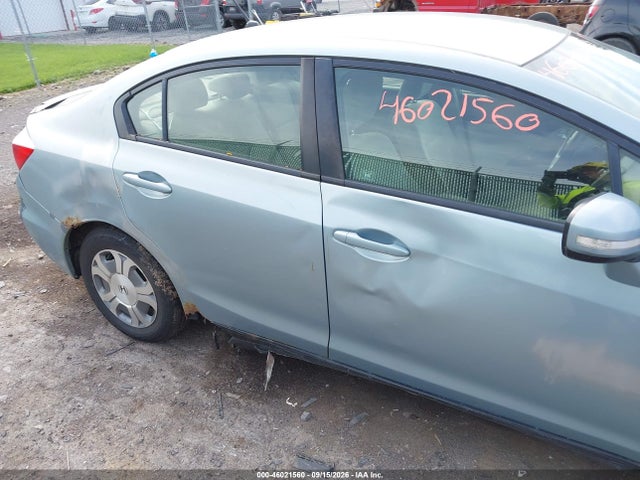 Aukcja sprzedaży 2012 Honda Civic Hybrid, vin: JHMFB4F27CS007720, numer aukcji: 46021560