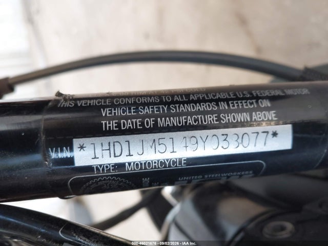 2009 Harley-davidson Flstsb მანქანა იყიდება აუქციონზე, vin: 1HD1JM5149Y038077, აუქციონის ნომერი: 46021676