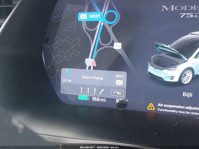 Aukcja sprzedaży 2018 Tesla Model X 100d/75d/p100d, vin: 5YJXCBE29JF114027, numer aukcji: 46021677