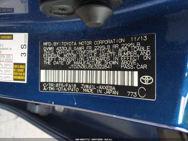 Toyota Prius V Three 2014 JTDZN3EU5E3322841 Image 9