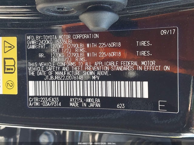 Lexus NX 300H 2018 JTJBJRBZ2J2076148 Image 9