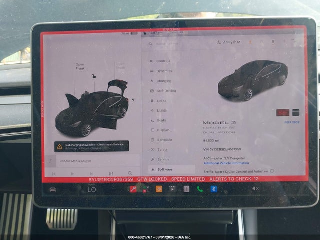 Tesla Model 3 Long Range/performance 2018 5YJ3E1EB2JF067359 Image 7
