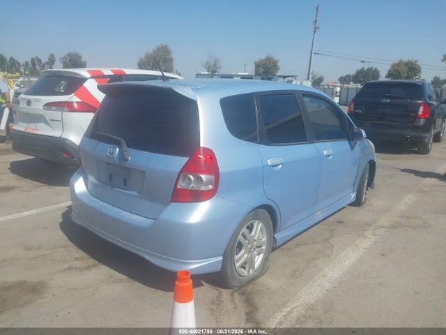 2008 Honda Fit Sport მანქანა იყიდება აუქციონზე, vin: JHMGD38698S065831, აუქციონის ნომერი: 46021798