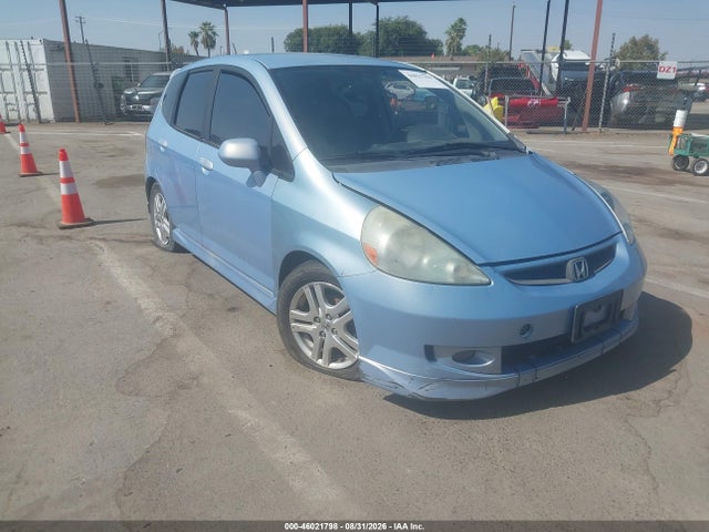 2008 Honda Fit Sport მანქანა იყიდება აუქციონზე, vin: JHMGD38698S065831, აუქციონის ნომერი: 46021798