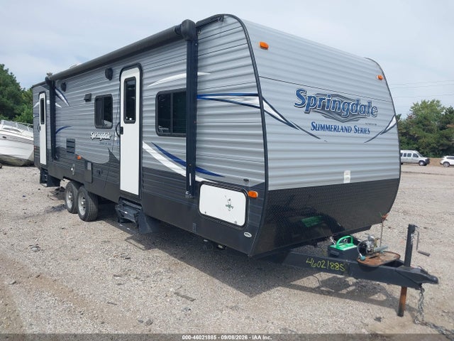 Продаж на аукціоні авто 2018 Keystone Rv Summerland 2820bh Travel Trailer, vin: 4YDT28228J3150357, номер лоту: 46021885