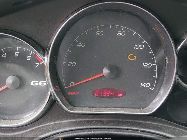 2007 Pontiac G6 Gt მანქანა იყიდება აუქციონზე, vin: 1G2ZH35N474111907, აუქციონის ნომერი: 46022176