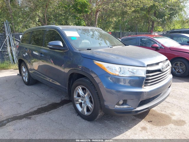 2015 Toyota Highlander Limited Platinum V6 მანქანა იყიდება აუქციონზე, vin: 5TDDKRFH0FS097087, აუქციონის ნომერი: 46022179