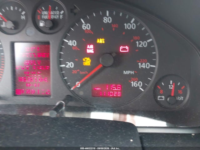 46022218 :رقم المزاد ، WAULH64BXYN114412 vin ، 2000 Audi A6 Avant مزاد بيع