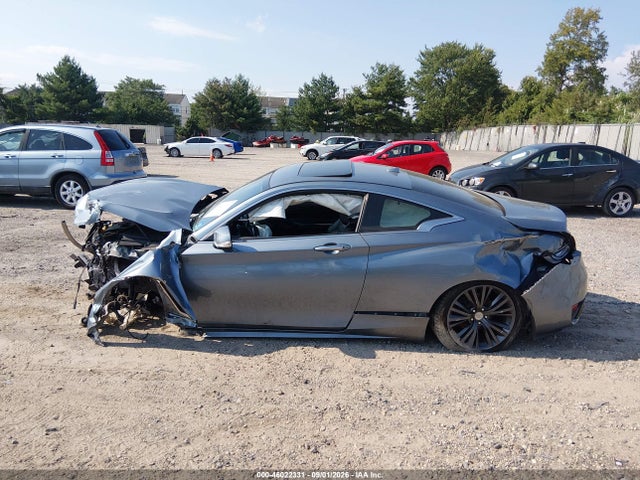 2017 Infiniti Q60 3.0t Premium მანქანა იყიდება აუქციონზე, vin: JN1EV7EL7HM553853, აუქციონის ნომერი: 46022331