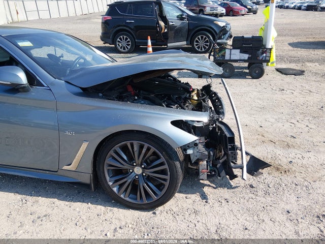 2017 Infiniti Q60 3.0t Premium მანქანა იყიდება აუქციონზე, vin: JN1EV7EL7HM553853, აუქციონის ნომერი: 46022331