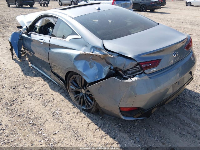 2017 Infiniti Q60 3.0t Premium მანქანა იყიდება აუქციონზე, vin: JN1EV7EL7HM553853, აუქციონის ნომერი: 46022331