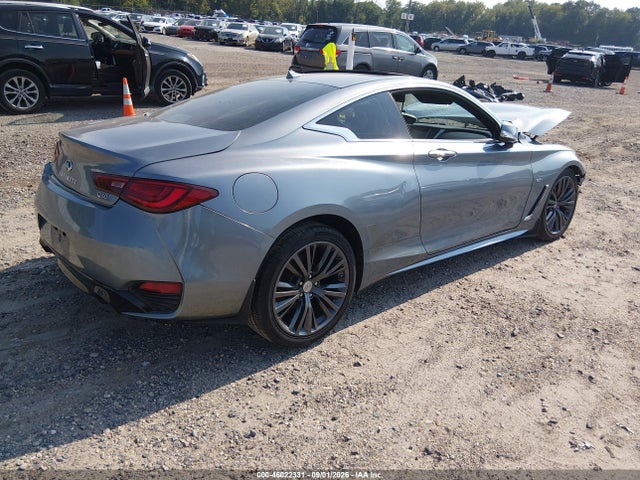 2017 Infiniti Q60 3.0t Premium მანქანა იყიდება აუქციონზე, vin: JN1EV7EL7HM553853, აუქციონის ნომერი: 46022331