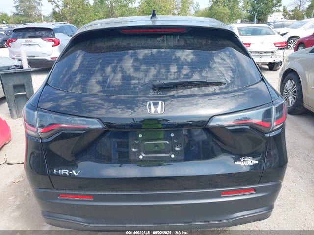 2025 Honda Hr-v Awd Lx მანქანა იყიდება აუქციონზე, vin: 3CZRZ2H30SM702143, აუქციონის ნომერი: 46022345