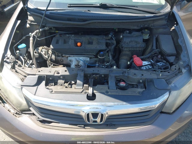 2012 Honda Civic Lx მანქანა იყიდება აუქციონზე, vin: 2HGFB2F58CH524548, აუქციონის ნომერი: 46022390