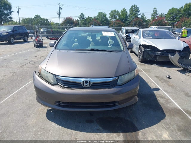 2012 Honda Civic Lx მანქანა იყიდება აუქციონზე, vin: 2HGFB2F58CH524548, აუქციონის ნომერი: 46022390