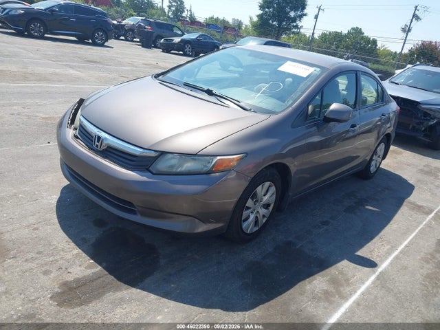 2012 Honda Civic Lx მანქანა იყიდება აუქციონზე, vin: 2HGFB2F58CH524548, აუქციონის ნომერი: 46022390