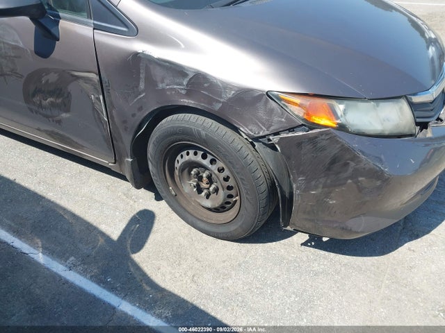 2012 Honda Civic Lx მანქანა იყიდება აუქციონზე, vin: 2HGFB2F58CH524548, აუქციონის ნომერი: 46022390