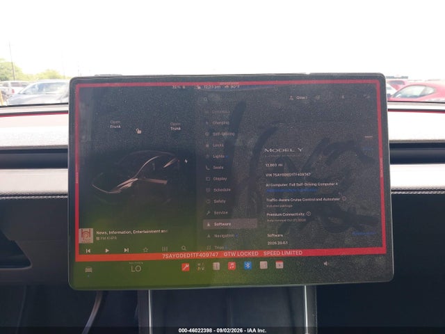 Auction sale of the 2026 Tesla Model Y Premium Rear-wheel Drive/rear-wheel Drive, vin: 7SAYGDED1TF409747, lot number: 46022398