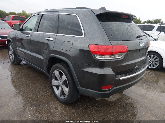 Продажа на аукционе авто 2015 Jeep Grand Cherokee Limited, vin: 1C4RJEBG6FC944534, номер лота: 46022429